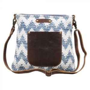 Myra bags crossbody purse rug canvas leather